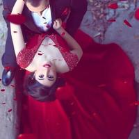 Very Sexy Prom Dresses V Neck With Beading Open Back Short Sleeves Mermaid Evening Dresses Long Party Formal Prom Gowns vestidos de - Thumbnail 1