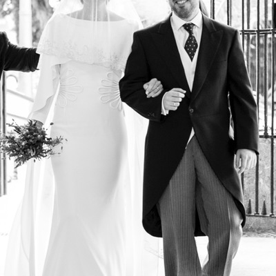 Simple beach wedding dresses boho bridal gowns scoop 3/4 long sleeve wedding dresses embroidery with shawl robes de mariée - Thumbnail 5