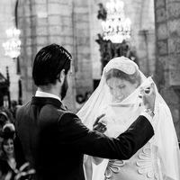 Simple Beach Wedding Dresses Boho Bridal Gowns Scoop 3/4 Long Sleeve Wedding Dresses Embroidery with Shawl Robes De Mariée - Thumbnail 1