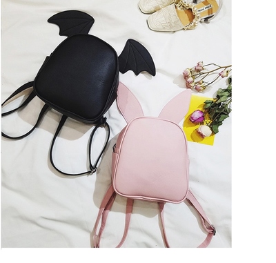 Kawaii Harajuku Bat Wings and Bunny Ears Backpacks