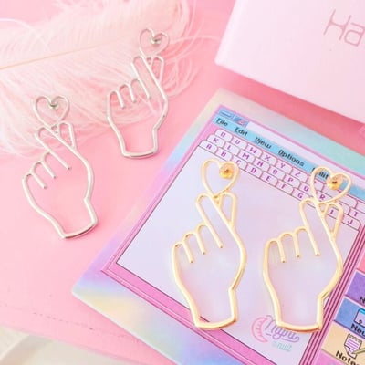 Finger Heart Love Earrings
