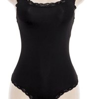 Gothic Lace up Black Harajuku Vintage Sexy Romper Top Bodysuit - Thumbnail 4