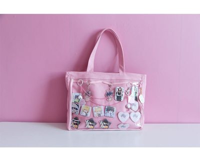 Japanese Transparent Kawaii Candy Color Ita Bag