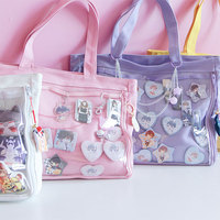 Japanese Transparent Kawaii Candy Color Ita Bag - Thumbnail 4