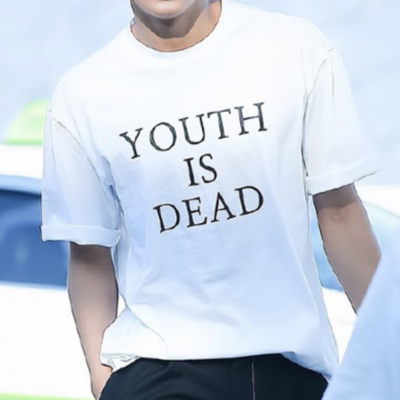 Free shipping-"youth is dead" tee - Thumbnail 4