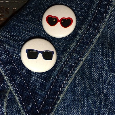 Jordana + oliver = dynamic duo buttons