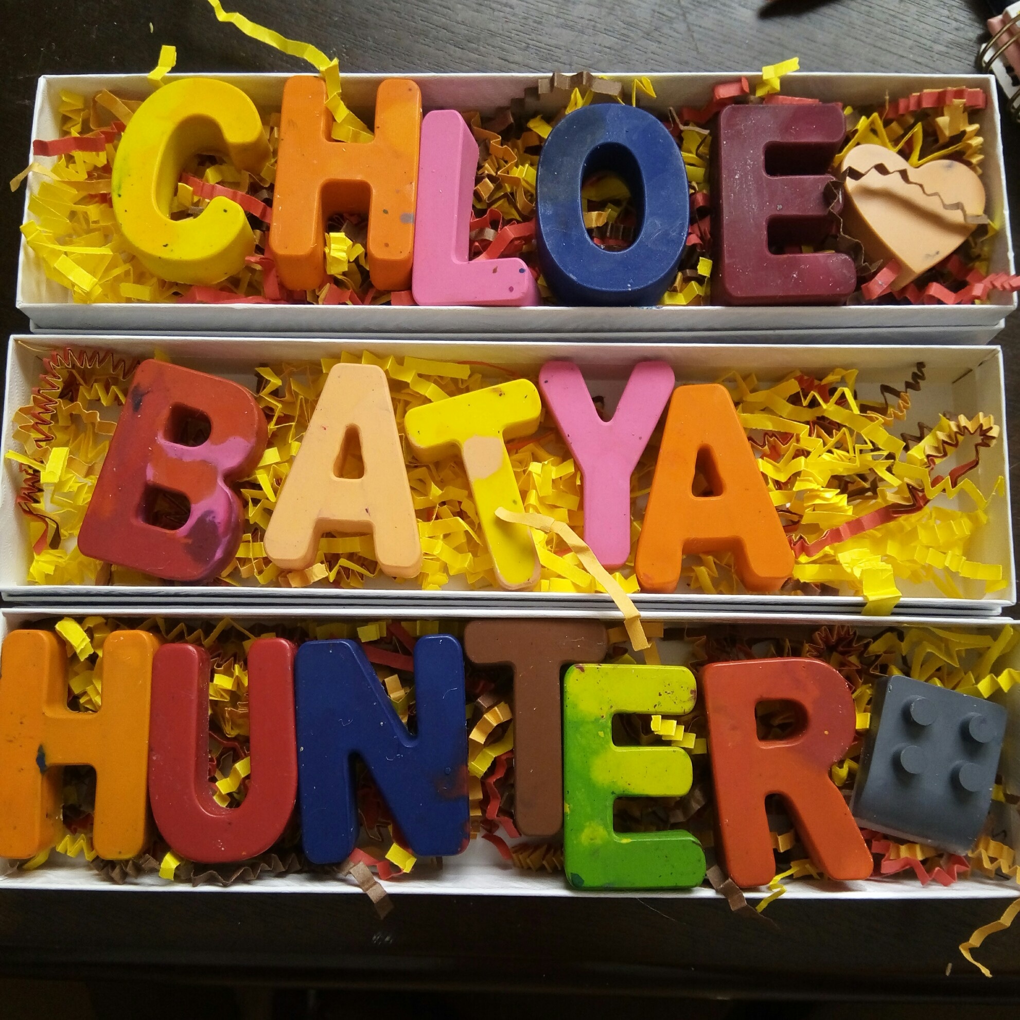 Image of Personalized Name Crayon Box 