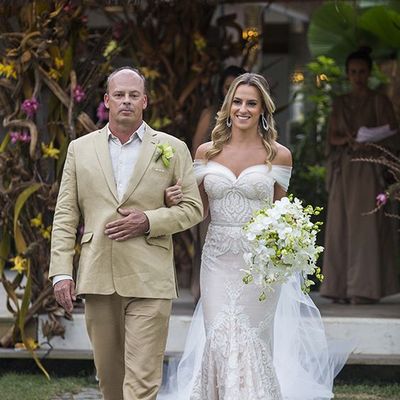 Stunning mermaid tulle wedding dresses off the shoulder delicate lace unique bridal gowns - Thumbnail 5