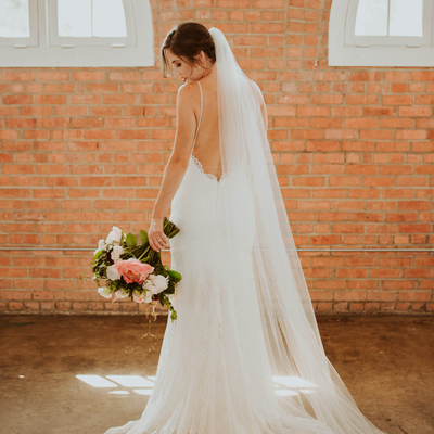 Simple mermaid wedding dresses spaghetti straps backless bridal gowns - Thumbnail 4