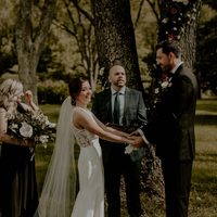 Simple Mermaid Bohemian Garden Wedding Dresses Crew Neck Delicate Lace Bridal Gowns - Thumbnail 1