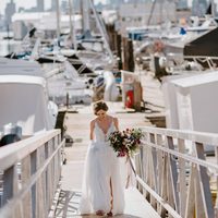 Simple A Line Chiffon Bohemian Wedding Dresses Spaghetti Straps Delicate Lace Backless Bridal Gowns - Thumbnail 1