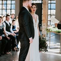 Simple A Line Chiffon Bohemian Wedding Dresses Spaghetti Straps Delicate Lace Backless Bridal Gowns - Thumbnail 3