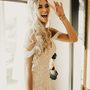 Simple Mermaid Bohemian Garden Wedding Dresses Off the Shoulder Delicate Lace Bridal Gowns-2