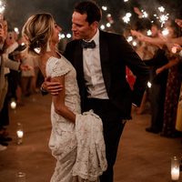 Unique Bohemian Mermaid Wedding Dresses Crew Neck Cap Sleeve Delicate Lace Backless Bridal Gowns - Thumbnail 3