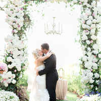 Glamorous Mermaid Garden Wedding Dresses Strapless Beading Crystals Belt Ruffle Bridal Gowns - Thumbnail 1