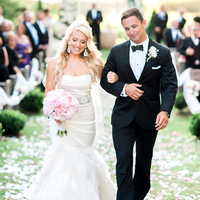 Glamorous Mermaid Garden Wedding Dresses Strapless Beading Crystals Belt Ruffle Bridal Gowns - Thumbnail 2