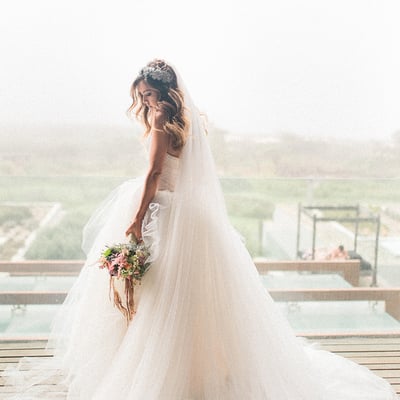 Glamorous ball gown garden wedding dresses sweetheart ruched bodice puffy bridal gowns - Thumbnail 5