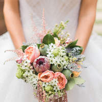 Glamorous Ball Gown Garden Wedding Dresses Sweetheart Ruched Bodice Puffy Bridal Gowns - Thumbnail 3