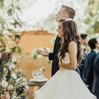 Goregous Ball Gown Sweetheart Garden Wedding Dresses Sleeveless Puffy Bridal Gowns - Thumbnail 3