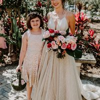 Glamorous Ball Gown Boho Beach Wedding Dresses Spaghetti Straps Light Champagne Beading Crystals Bridal Gowns - Thumbnail 3