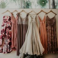 Glamorous Ball Gown Boho Beach Wedding Dresses Spaghetti Straps Light Champagne Beading Crystals Bridal Gowns - Thumbnail 2