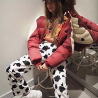 COW HIDE PANTS - Thumbnail 1