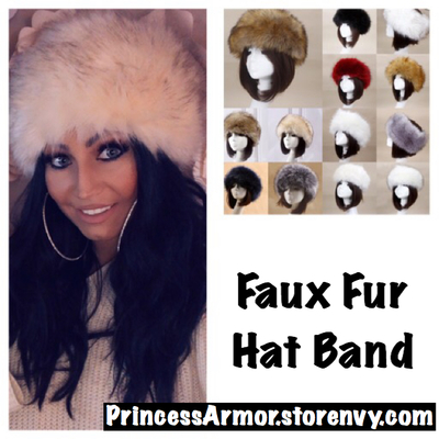 Faux Fur Winter Hat Band-TDE