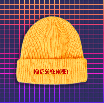Free Shipping-"MAKE SOME MONEY" BEANIES