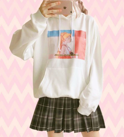 Kawaii Sailor Moon Hoodie Sweatshirt