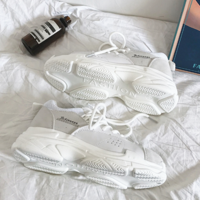 Free Shipping-90s CHUNKY SNEAKERS IN WHITE - Thumbnail 4