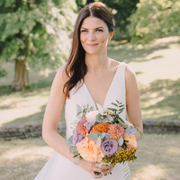 Romantic Mermaid Church Wedding Dresses Sexy Deep V Neck Backless with Detachable Lace Train Bridal Gowns - Thumbnail 3