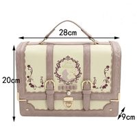 Alice in Wonderland Lolita Leather Vintage Kawaii Bag - Thumbnail 1
