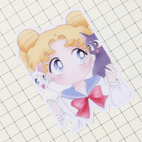 SAILOR MOON CUTE STICKERS ( SET A / 21PCS ) - Thumbnail 4