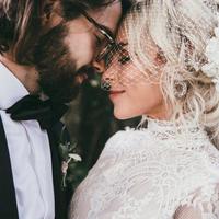 Country Mermaid Wedding Dresses High Neck Lace Backless Long Sleeve Sweep Train Bridal Gowns Plus Size Robe De Mariée - Thumbnail 2