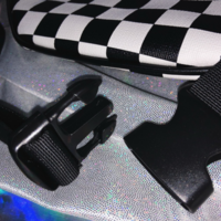 Free Shipping-CHECKER BUM BAG - Thumbnail 3