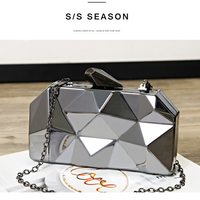 Metallic Clutch Bag - Thumbnail 3