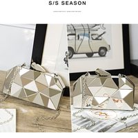 Metallic Clutch Bag - Thumbnail 4