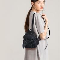 3D Black Bat Design Gothic Harajuku PU Leather Backpack - Thumbnail 4