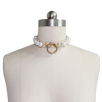 Marina Choker ( Clear + Gold ) - Thumbnail 1