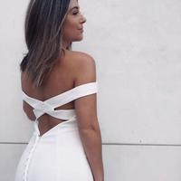 Simple Satin Wedding Dresses Mermaid Style Off The Shoulder Full Length Bridal Gowns Chaple Train Criss Cross Bride Dresses Vestido De Noiva - Thumbnail 4