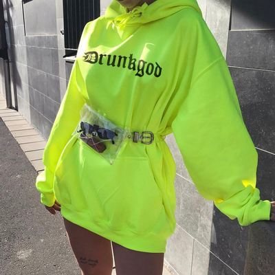 DRUNK GOD NEON HOODIE