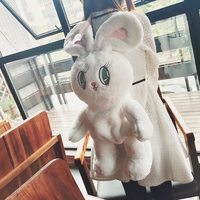 Kawaii Bunny Rabbit Plush Backpack Bag - Thumbnail 4