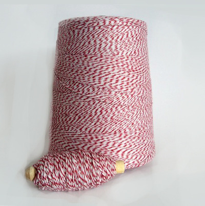 Red & White Baker's Twine - 25 Meters