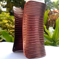  Large Copper Zig Cuff - Thumbnail 1