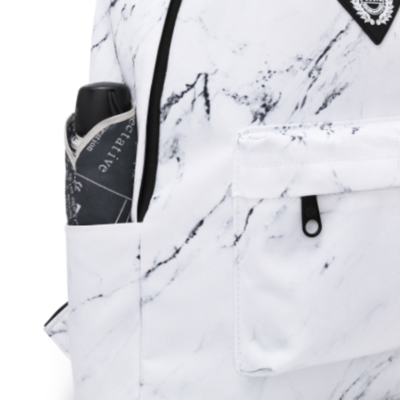  marble backpack in white