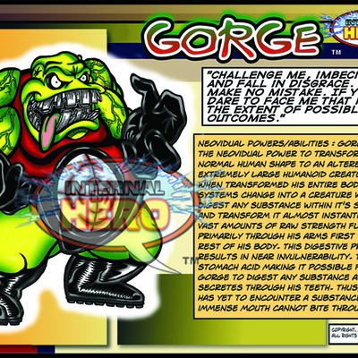 Gorge (villain), step#2 : pick one ally/nemesis