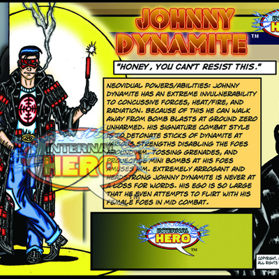 Johnny dynamite (villain), step#2 : pick one ally/nemesis