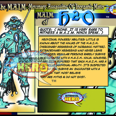 M.a.i.m. of h2o (villain), step#2 : pick one ally/nemesis