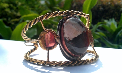 Indian Cuff w/ Stone (available in three stones)