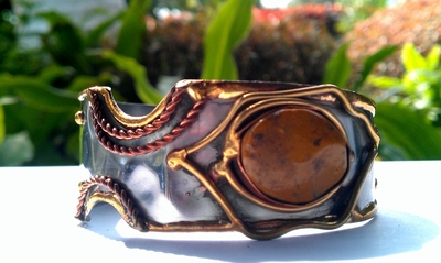 Small Indian Cuff w/ Stone
